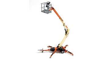 34 ft. towable articulating boom lift rental in Anchorage